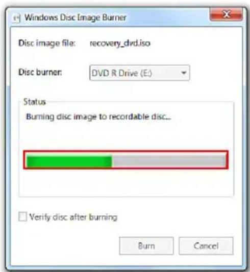MSI Wind Top AE2282-001EU - Creating System Recovery Disc - 8