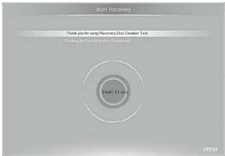 MSI Wind Top AE2282-001EU - Creating System Recovery Disc - 5