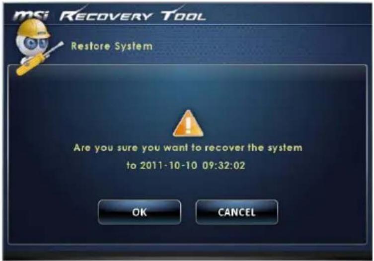 MSI Wind Top AE2282-001EU - System Restore - 2
