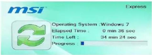 MSI Wind Top AE2282-001EU - > Recovering the System with the Recovery Discs - 6