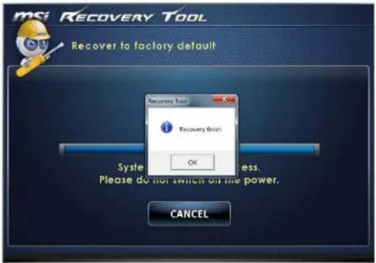 MSI Wind Top AE2282-001EU - > System Recovery - 5