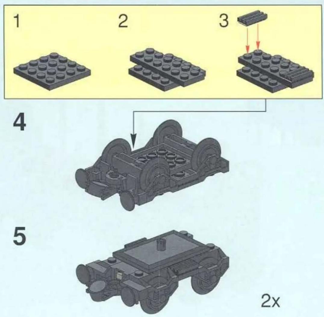 LEGO OPEN FREIGHT WAGON - 15