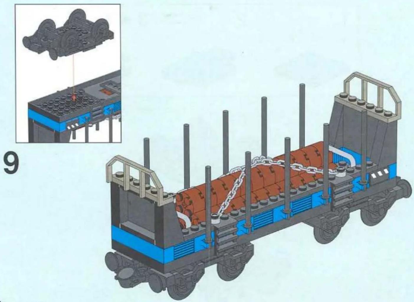 LEGO OPEN FREIGHT WAGON - 16