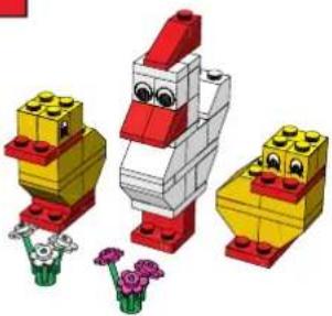 LEGO Chicken & Chicks - 3
