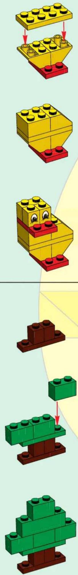 LEGO Chicken & Chicks - 16