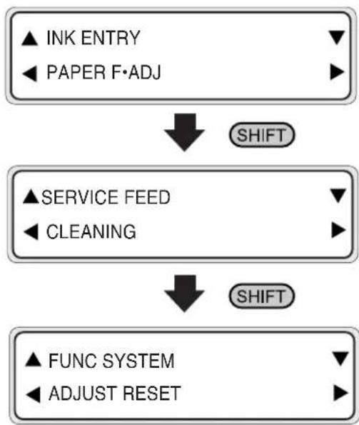 SEIKO IP-6600 - Offline (menu mode) display - 1