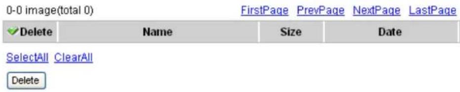0-0 image(total 0) FirstPage PrevPage NextPage LastPage Delete Name Size Date SelectAll ClearAll Delete