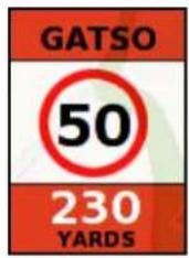 GATSO 50 230 YARDS