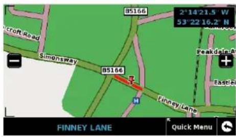 2°14'21.5" W 53°22 16.2" N B5166 Simonsway Finney Lane Finney Lane Quick Menu