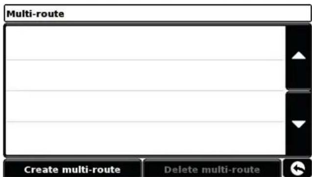 Multi-route Create multi-route Delete multi-route