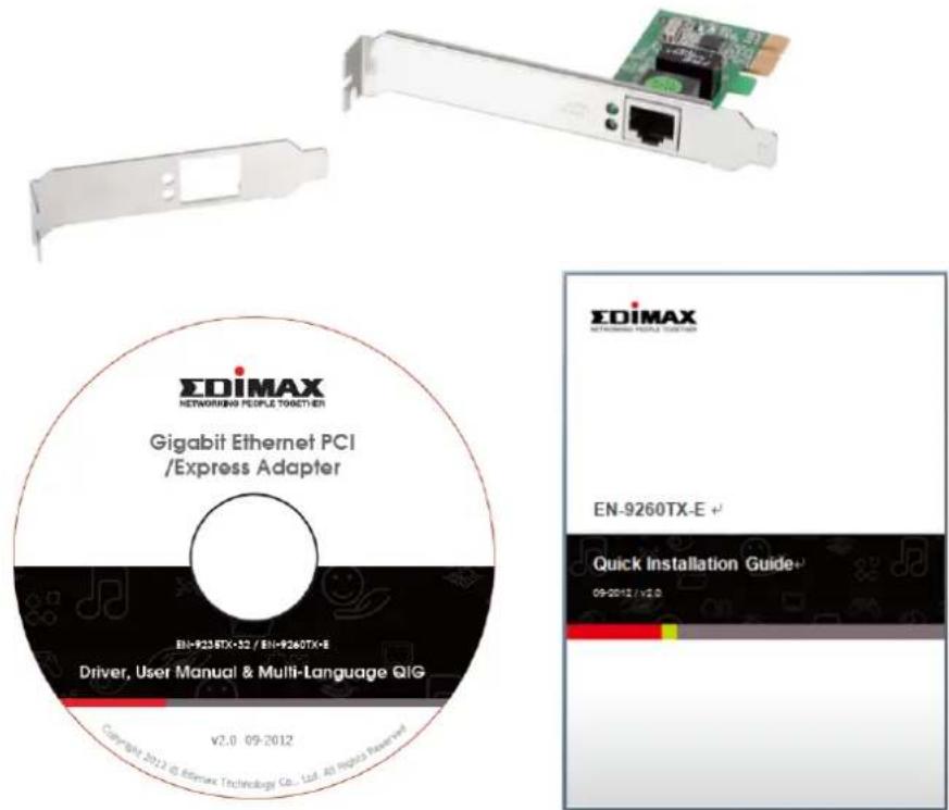Edimax EN-9260TX-E - Package Contents - 1