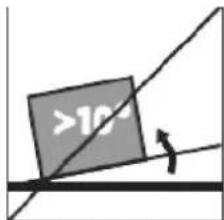 >10°