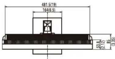 EIZO S2232WE-GY - S2232W/S2242W (Height adjustable stand) - 5