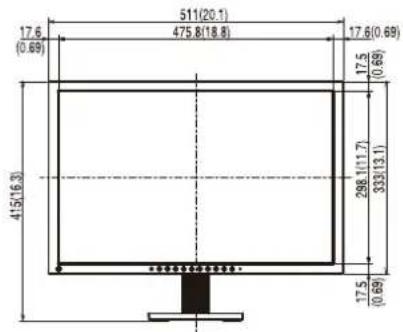 EIZO S2232WE-GY - S2232W/S2242W (Height adjustable stand) - 6