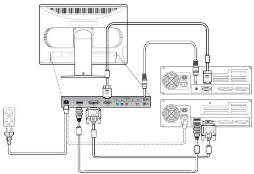 HYUNDAI W223D - Monitor wielofunkcyjny - 1