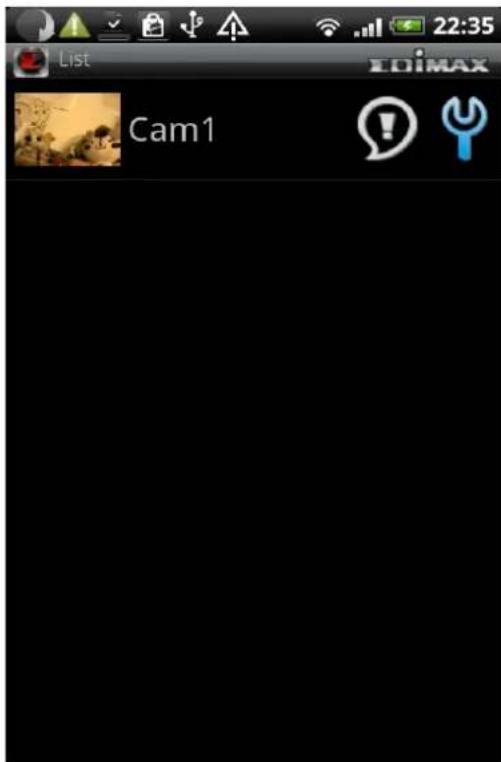 List Cam1 IDIMAX