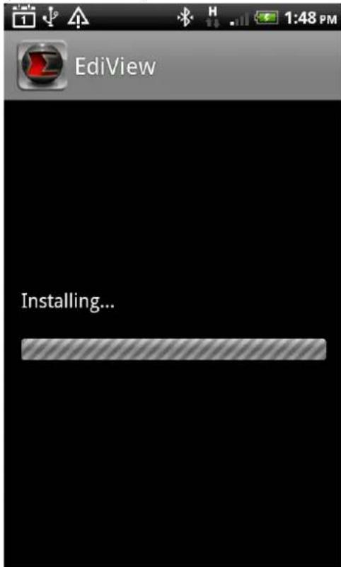 EdiView Installing...