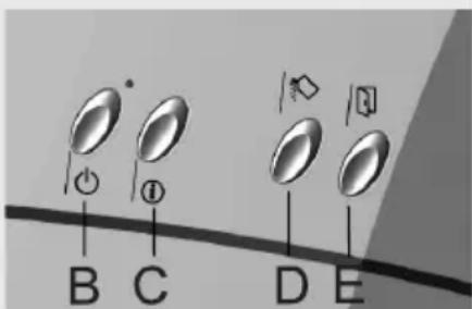 B C D E