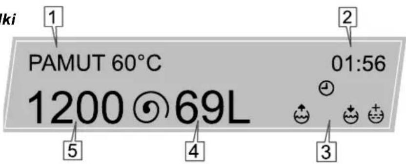 1 PAMUT 60°C 1200 @69L 01:56 2 3 4 5