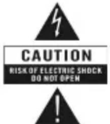 CAUTION RISK OF ELECTRIC SHOCK DO NOT OPEN