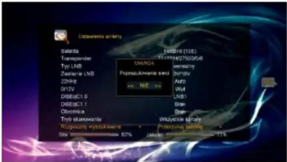 Udawleria aktowy Satenta Transponder Typ LNB Zastanie LNB 22kHz Gr12V DBE@C1.0 DBE@C1.1 Obrotnice Tryb skurzowania Rozpość wystąkowane Slew 57% NIE WISZYKIE GNATY Przezkuje statytje Jelakc 72%