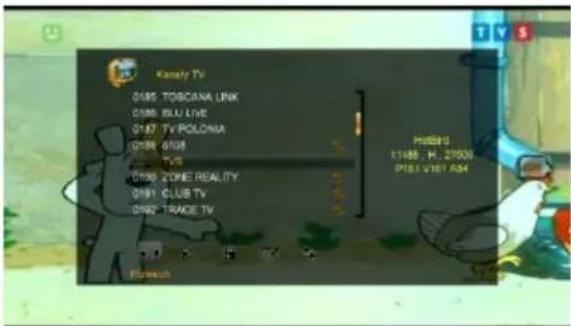 Kemary TV 0185 TOBICANA UNK 0186 BLU LIVE 0187 TV POLONIA 0188 0188 0189 ZONE REALTY 0191 CLUB TV 0192 TRACIE TV HUBIN R1485, H. 27000 P181 V181 AS4