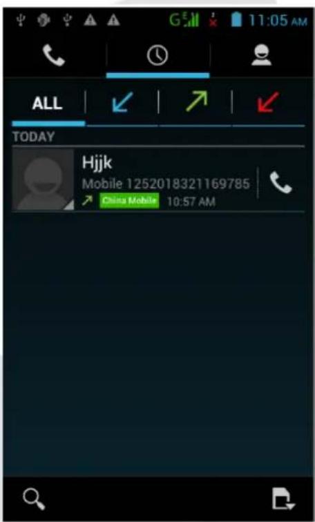 GOCLEVER FONE 500 - Historia Połączeń - 1