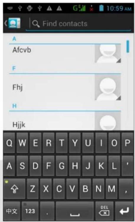 GOCLEVER FONE 500 - Kontakty - 2