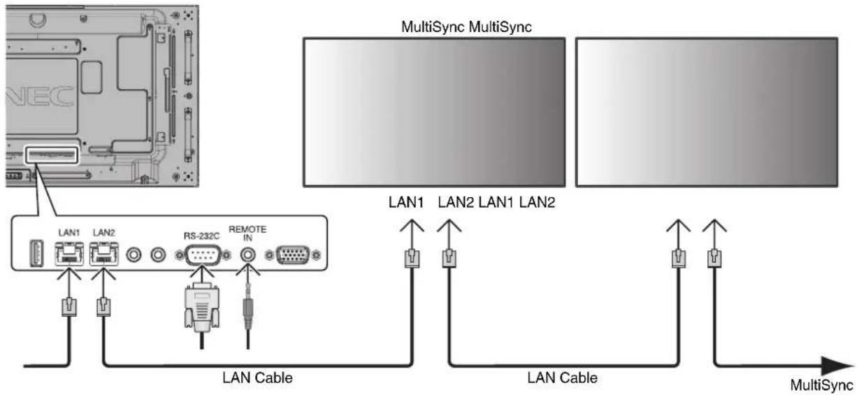 NEC MultiSync X464UN-TMX9P - Connection - 1