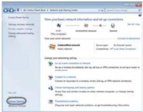 Control Panel Home Manage wireless networks Change wireless network Change advanced networking settings. View your basic network information and set up connections INUC (The computer) Unidentified networks Internet See full map View your active networks Connect to connected Unidentified network Fading network Active type: No Internet access Connections: UP Local Drive Connection Change your networking settings Set up a new connection of network Set up a wireless, broadcast, dial-up, and top, or WiFi connectivity, or set up a router or user port. Connect to a network Connect or required to a wireless, wind, dial-up, or WiFi network connections. Choose homeowners and sharing systems Access True and providers located on other network computers, or change starting settings. Enabling problems: Diagnose and repair network problems, or get breastfeeding information.