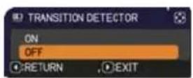 HITACHI CPX10WN - Turning on the TRANSITION DETECTOR - 1