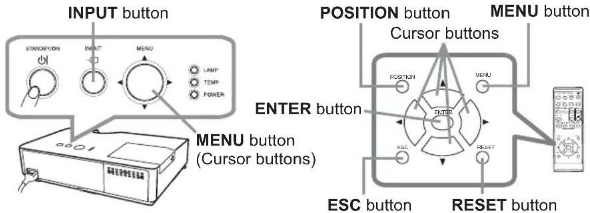 INPUT button STANSDYON INPUT MENU LAMP TEMP POWER MENUBO Cursors buttons POTENT POTENT POTENT POTENT POTENT POTENT POTENT POTENT POTENT POTENT POTENT POTENT POTENT POTENT POTENT POTENT POTENT POTENT POTENT POTENT POTENT POTENT POTENT POTENT POTENT POTIENT POTIENT POTIENT POTIENT POTIENT POTIENT POTIENT POTIENT POTIENT POTIENT POTIENT POTIENT POTIENT POTIENT POTIENT POTIENT POTIENT POTIENT POTIENT POTIENT POTIENT POTIENT POTIENT POTIENT POTIENT POTINT POTINT POTINT POTINT POTINT POTINT POTINT POTINT POTINT POTINT POTINT POTINT POTINT POTINT POTINT POTINT POTINT POTINT POTINT POTINT POTINT POTINT POTINT POTINT POTINT POTINUT POTINUT POTINUT POTINUT POTINUT POTINUT POTINUT POTINUT POTINUT POTINUT POTINUT POTINUT POTINUT POTINUT POTINUT POTINUT POTINUT POTINUT POTINUT POTINUT POTINOUT POTINOUT POTINOUT POTINOUT POTINOUT POTINOUT POTINOUT POTINOUT POTINOUT POTINOUT POTINOUT