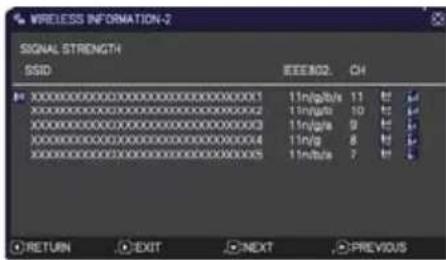 HITACHI CPX10WN - NETWORK menu - 3
