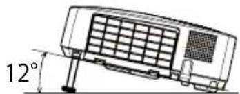 HITACHI CPX10WN - Adjusting the projector's elevator - 1