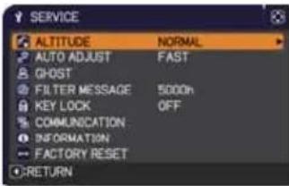 HITACHI CPX10WN - OPTION menu - 4