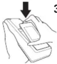HITACHI CPX10WN - Preparing for the remote control - 3