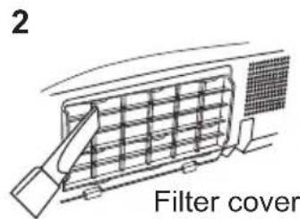 2 Filter cover