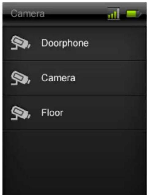 ABUS Eycasa - Settings on the Eycasa handset - 3