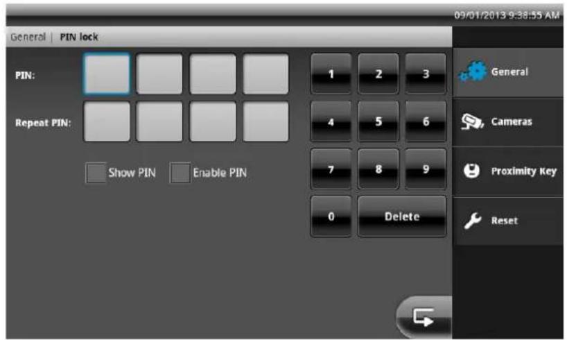 ABUS Eycasa - PIN lock settings - 1