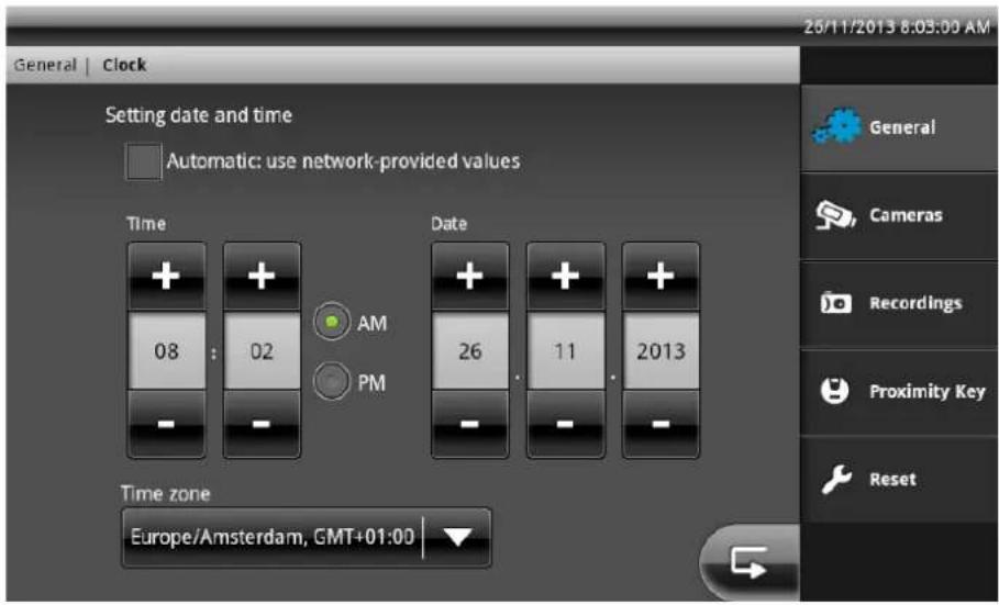 ABUS Eycasa - Time and date settings - 1