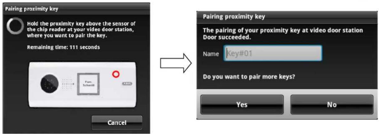 ABUS Eycasa - Pairing the proximity key - 1