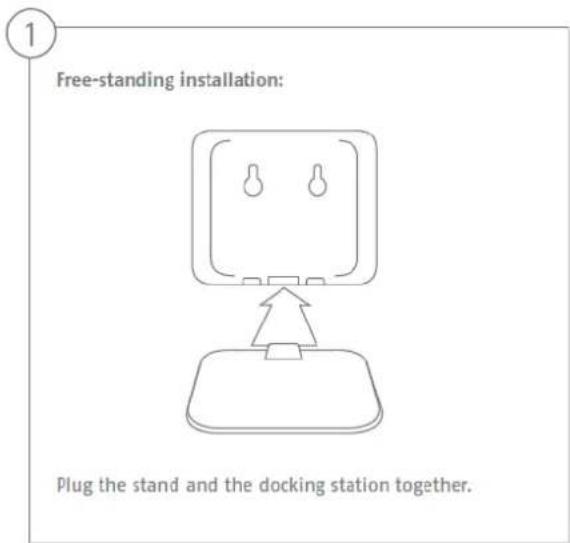 ABUS Eycasa - Mounting the Eycasa handset - 1