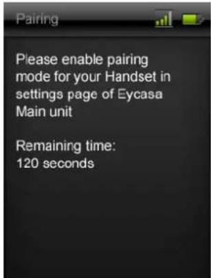 ABUS Eycasa - Pairing the Eycasa handset - 5