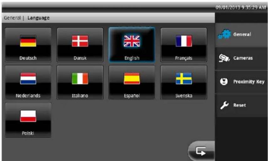ABUS Eycasa - Language settings - 1