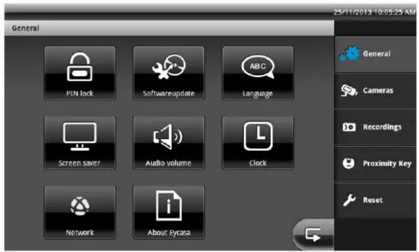ABUS Eycasa - General system settings - 2