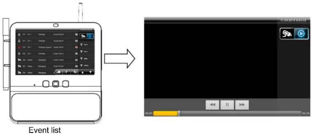 ABUS Eycasa - Playback of event recordings - 1