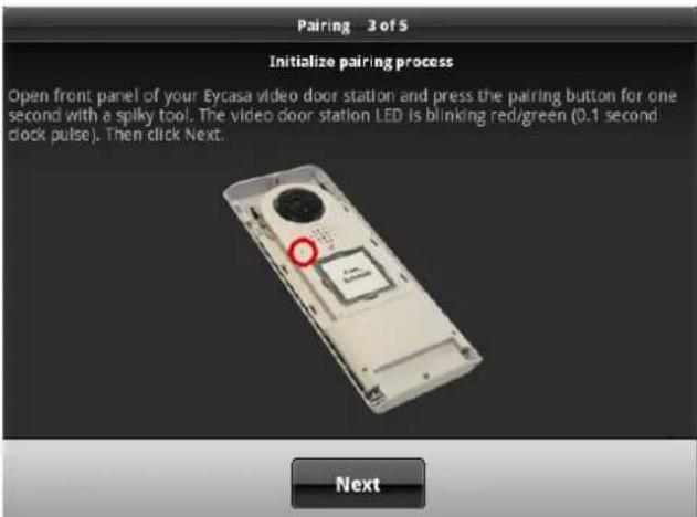 ABUS Eycasa - Pairing the Eycasa video door station - 4
