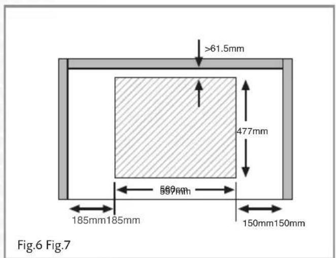 MATRIX MHG100WH - How to install the hob: - 1