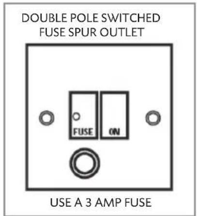 MATRIX MHG100WH - Note: Use a 3A Fuse - 1