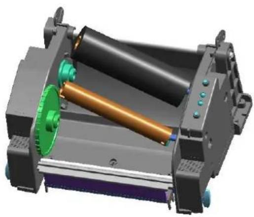 Bixolon SLP-T400EG/BEG - 3-4-3 Inserting a Half-Inch Core Ribbon - 1